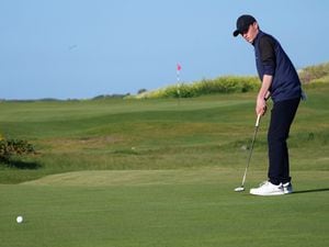 Island Men's Golf Championship quarter-finals at L'Ancresse. Jayden Tucknott.Picture by Gareth Le Prevost, 25-05-23. (32154025)