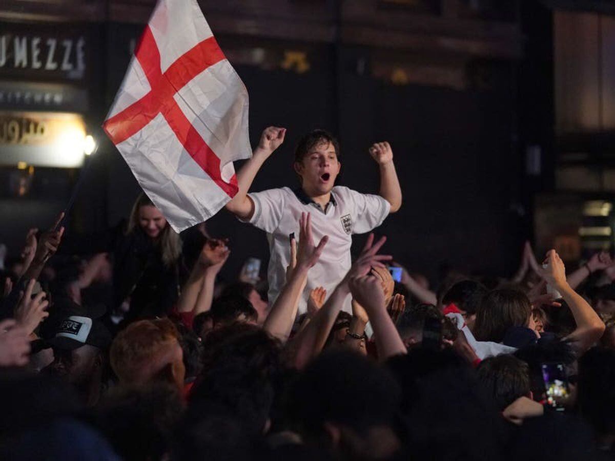 Fans eagerly await England’s semi-final showdown at Wembley