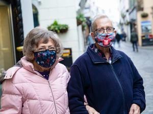 Beryl Vaudin and husband Roger assumed they would be ask to wear a mask when visiting a dentist and kept them on afterwards. (Pictures by Peter Frankland, 30432511)