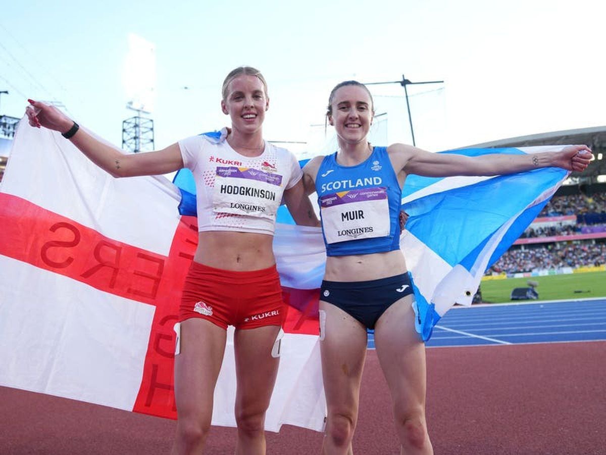 Keely Hodgkinson and Laura Muir share podium after Jake Wightman wins bronze
