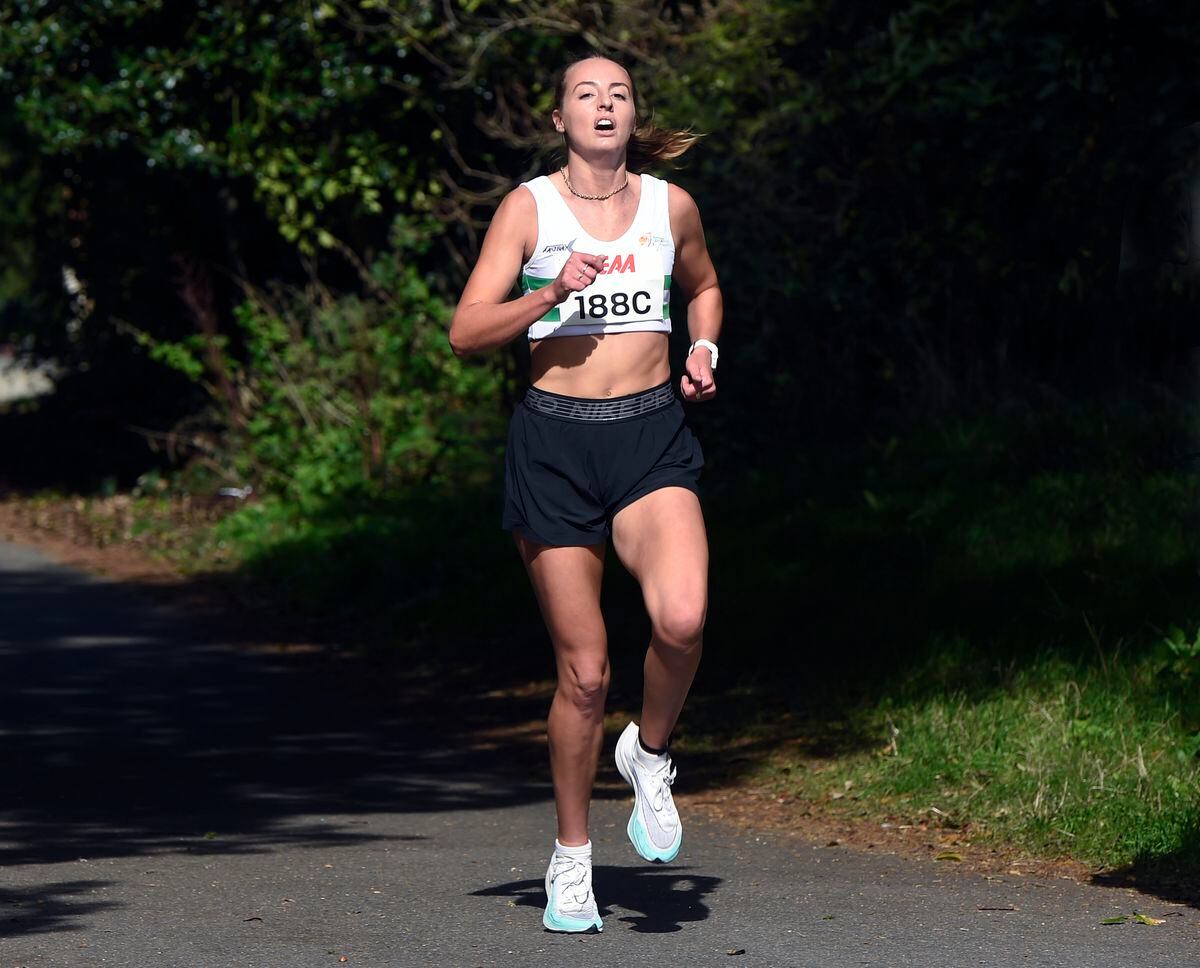 Emma Etheredge made up three places on her leg for the Guernsey women's squad. (Picture by Mark Shearman, 31303424)