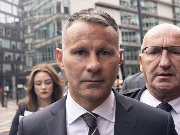 Ryan Giggs arrives at court for assault trial