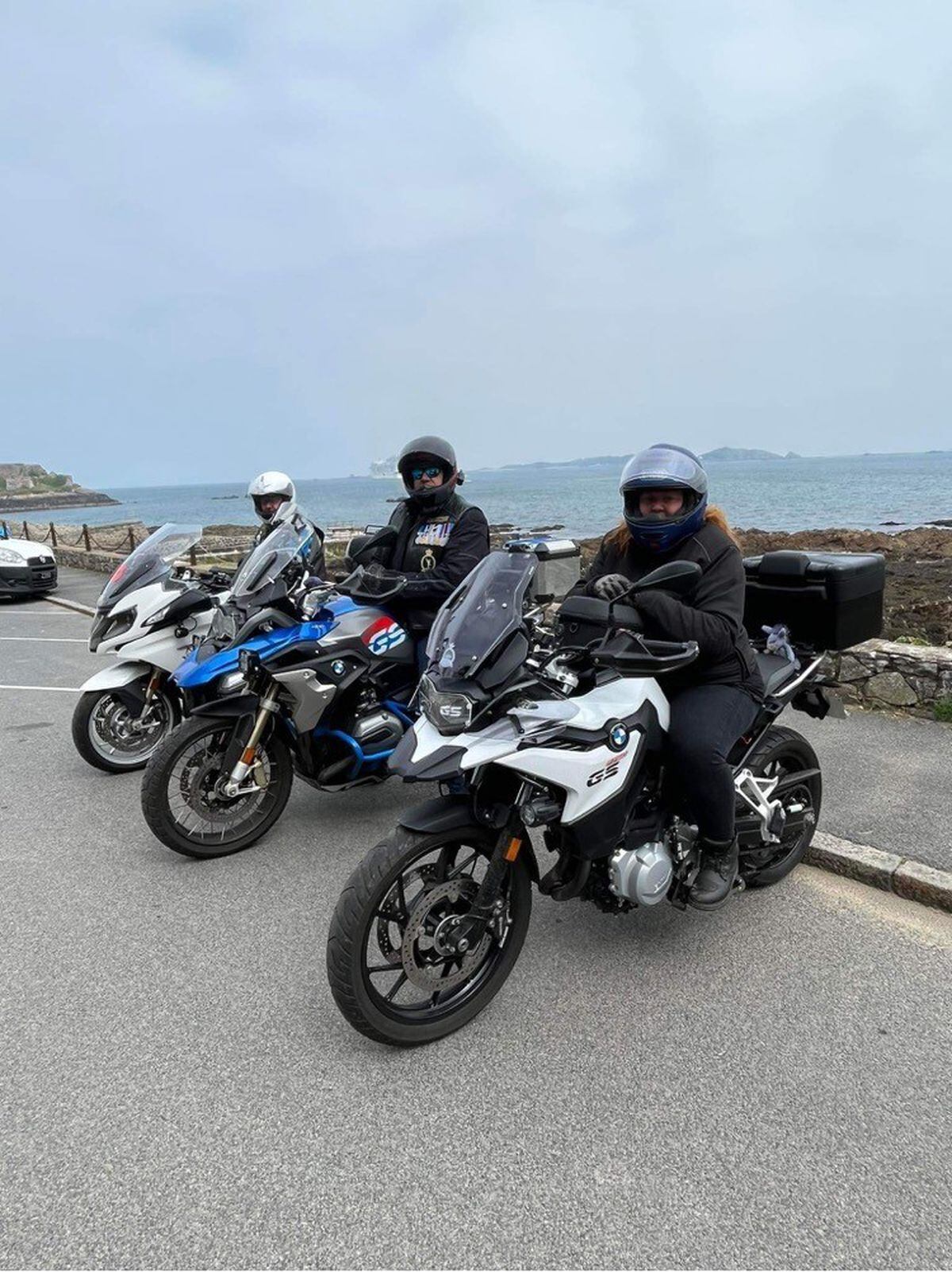Martin Proudlove, Colin Vaudin and Jenny Vaudin are three of the islanders who will be making the 850 mile memorial ride. (30788244)