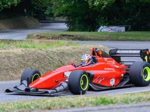 Pic supplied by Andrew Le Poidevin: 22-07-2023.
The Avon Tyres Motorsport UK British Hillclimb at Le Val des Terres. The winner of both Rounds Wallace Menzies. (32350026)