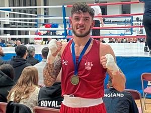 Bailiwick boxer Billy Le Poullain after winning on his England debut.
Picture supplied by Billy Le Poullain, 07-03-22 (30575864)