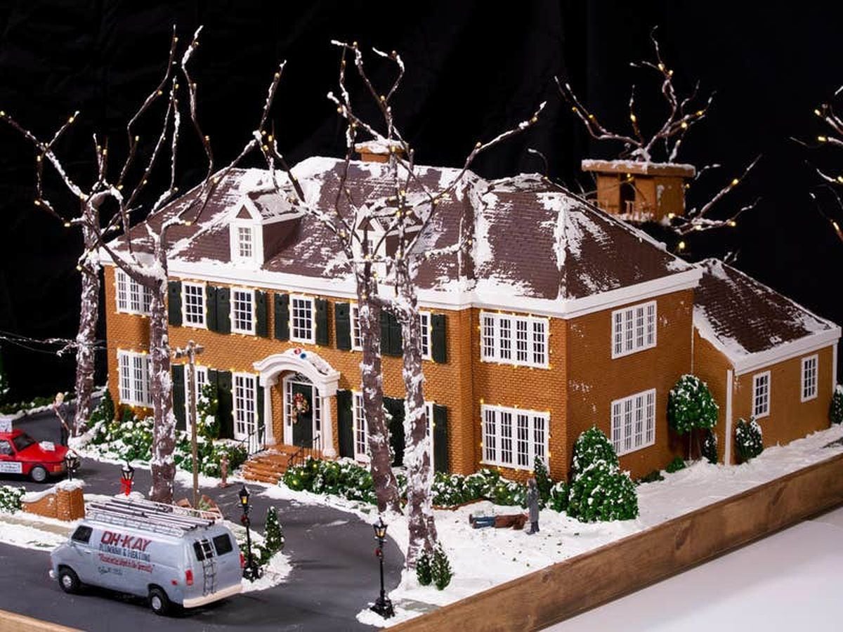 Home Alone house created out of gingerbread to mark film’s 30th