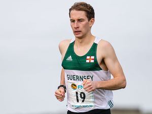 Pic supplied by Andrew Le Poidevin: 01-01-2022...Guernsey Athletics New Year's Day Handicap cross-country at L'Ancresse. Dan Galpin.. (30638356)