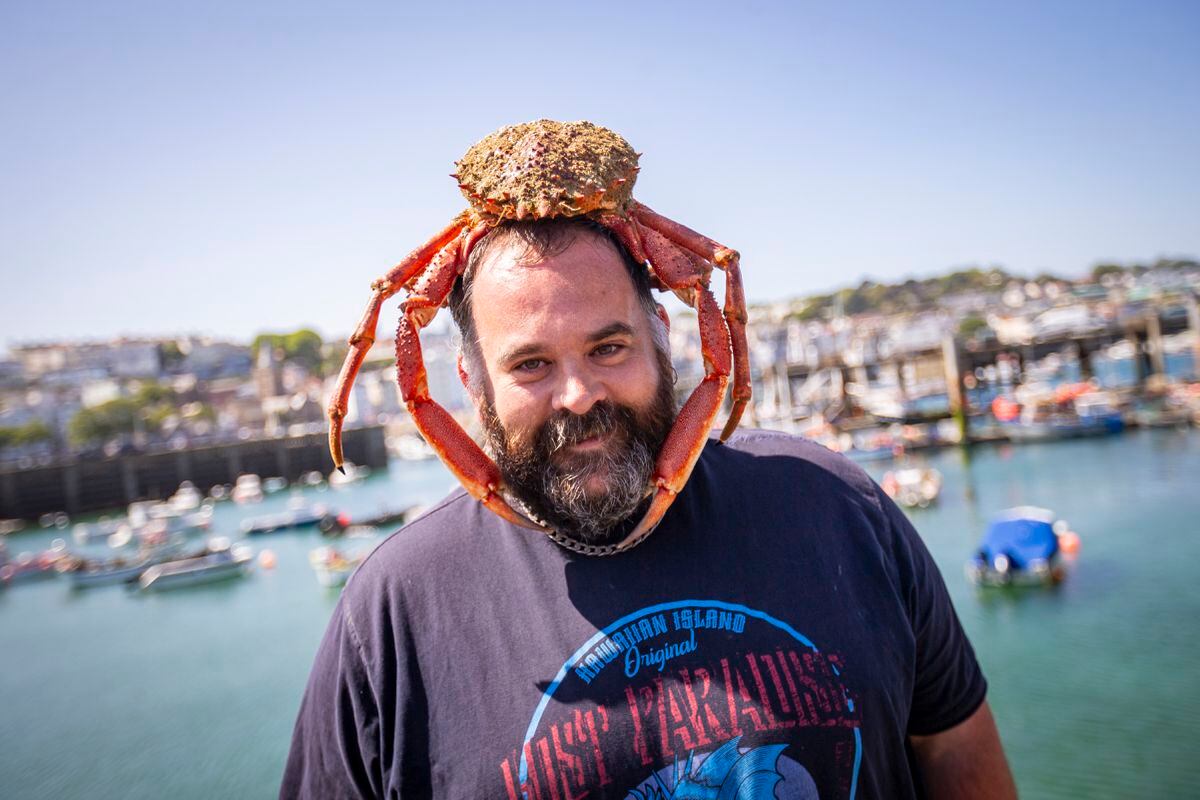 Local crab fisherman Bernie Le Gallais, is shaving his head and beard to raise money for the charity Prostate Cancer UK. His father, Pat, is currently suffering from the disease. Bernie will be shaving his hair and raising money at Harold James on Saturday. (Picture by Sophie Rabey, 32153405)
