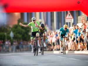 Picture By Peter Frankland. 07-07-19 Island Games 2019 Gibraltar. IG 2019. Mens criterium cycling. Winner - Sam Culverwell. (25165140)