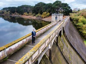 Guernsey Water CEO Steve Langlois at St Saviour's Reservoir. (Picture by Peter Frankland, 30392752)