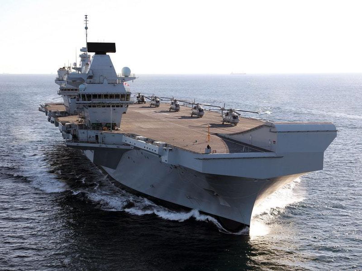 Royal Navy’s new aircraft carrier visits Gibraltar on first overseas