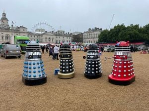Daleks, vintage Minis and double-decker buses among cast of Jubilee pageant