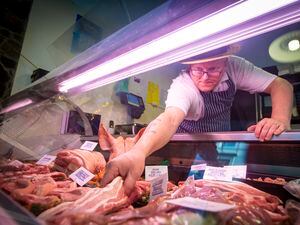 Picture By Peter Frankland. 15-11-22 Mark Harvey of Town Butchers for story on import restrictions on pork.. (31476826)