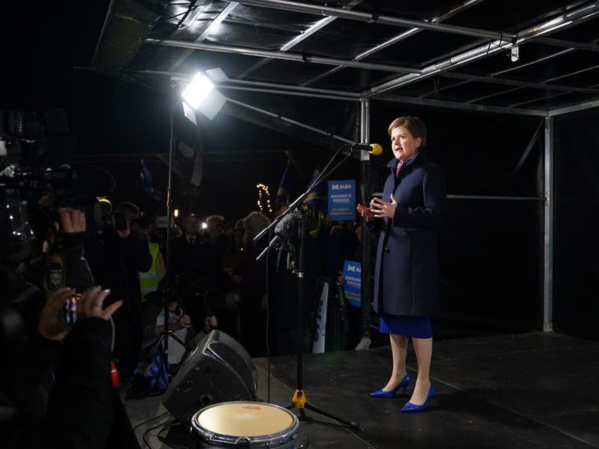 ‘Voice of the Scottish people’ will not be silenced, Sturgeon tells rally