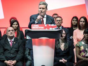 Labour leader, Sir Keir Starmer delivers his keynote speech to the Labour Party conference in Liverpool. (Picture by PA News) (31312442)