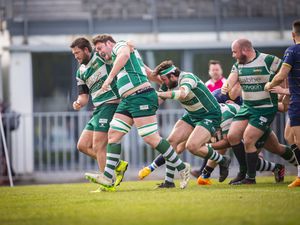 Picture by Sophie Rabey.  30-04-22.  Rugby Action at Footes Lane.  Guernsey Raiders Vs Worthing.. (30773855)