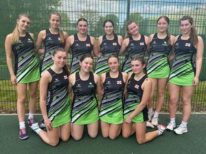 Back row, left to right: Taylor Callanan, Mya Colley, Erin Sullivan (C), Charlotte Duquemin, Evie Robinson, McKenzie Rich, Victoria Yabsley (VC).Front row, left to right: Olivia Cotterill, Demi Young, Harriet Savident (VC), Sophie Taylor. (32101778)