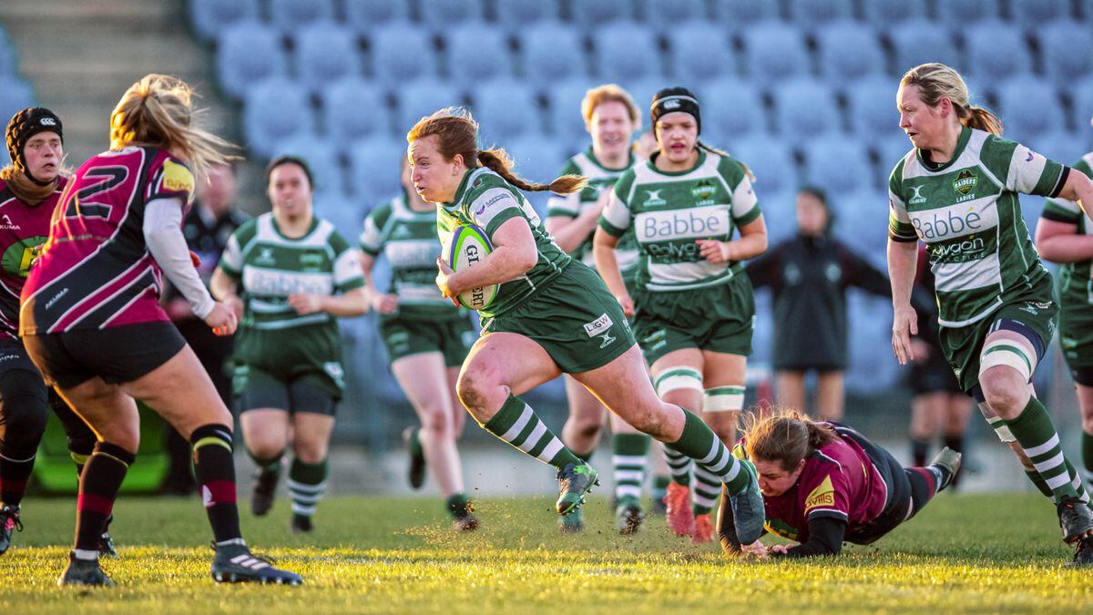 Guernsey Raiders Ladies are also in action in front of the Garenne Stand on Saturday, taking on Streatham-Croydon Ladies in a midday kick-off. (Picture by Martin Gray)