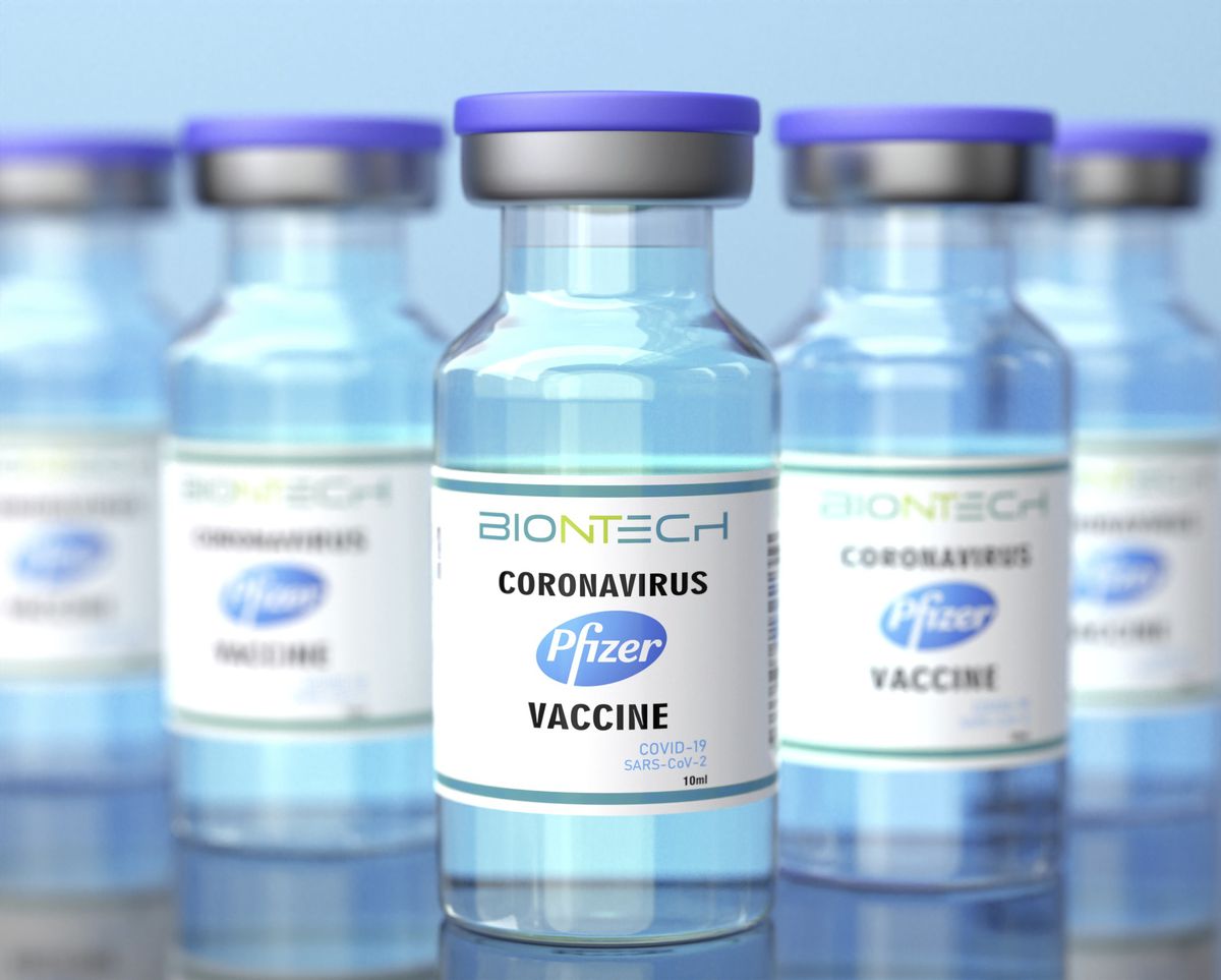 The Pfizer BioNTech coronavirus vaccine has been cleared for use in the UK and the island should know in a few days when it will receive some of it and how much. (Picture by Shutterstock)