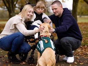 Support dog Merlin has ‘brought magic’ into lives of lottery winners