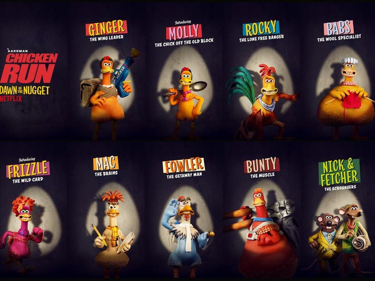 New artwork released for Chicken Run Dawn Of The Nugget starring Bella