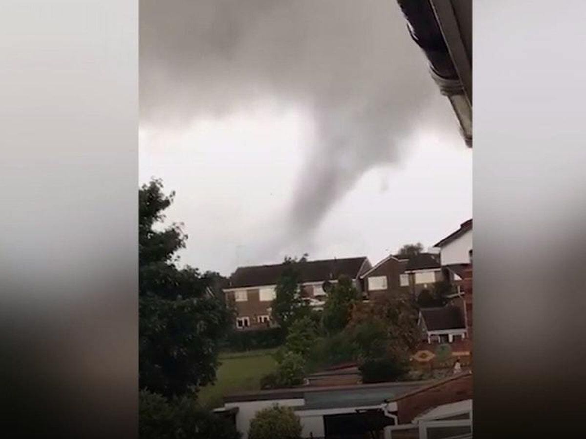 In Video Northampton hit by tornado Guernsey Press