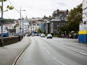 Picture by Sophie Rabey.  09-05-21.  Liberation Day in Guernsey.  Quiet Seafront as 'normal' Liberation Day activities are cancelled this year.. (30689958)