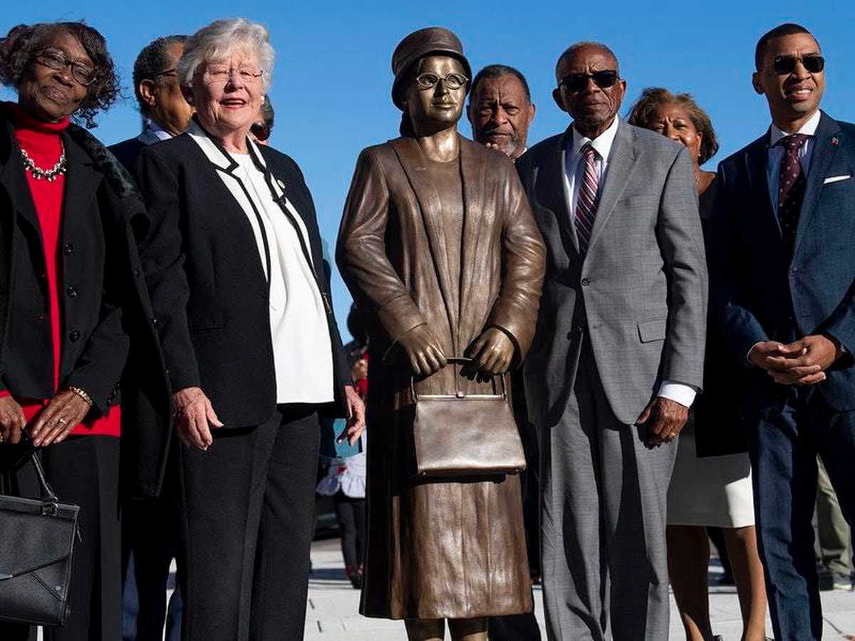 New statue unveiled in honour of US civil rights pioneer Rosa Parks ...