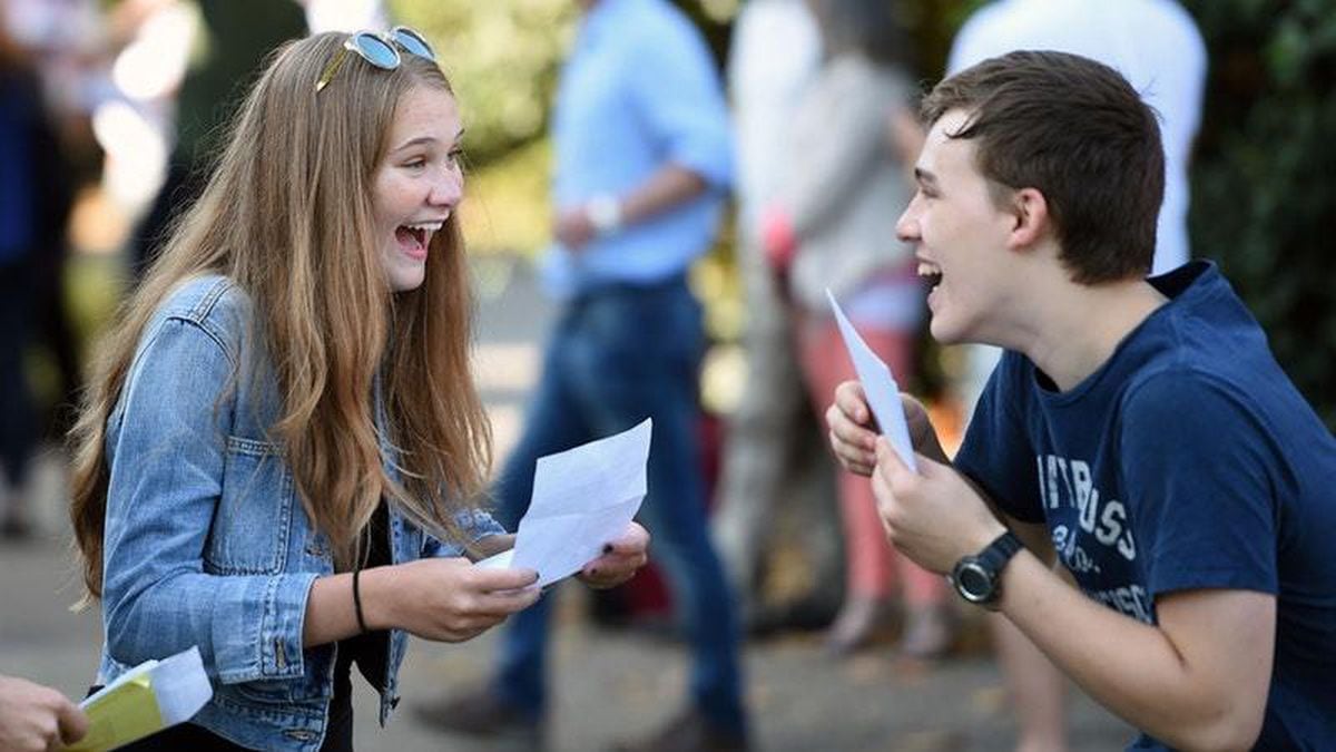 In pictures GCSE results day Guernsey Press