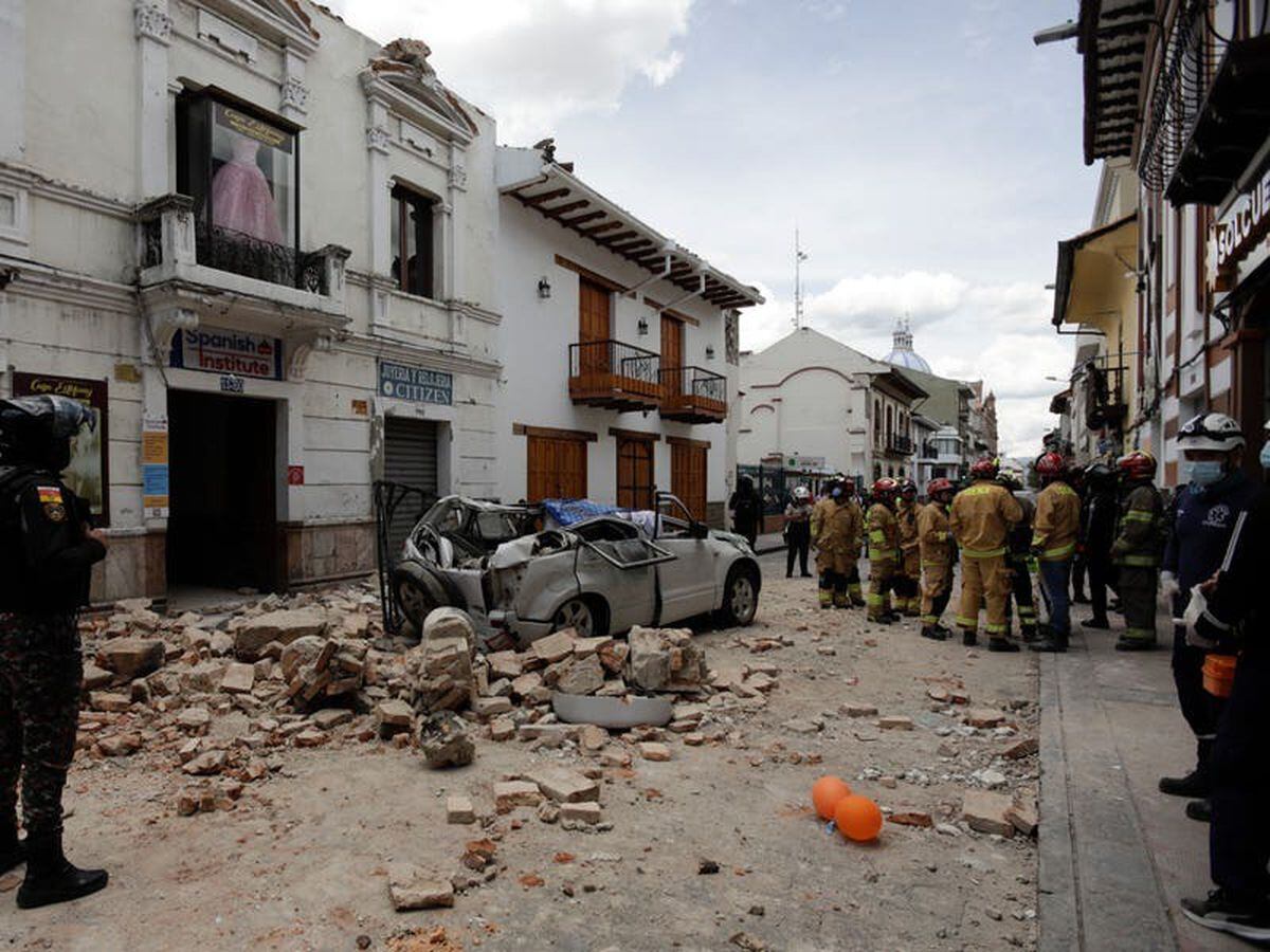 At least 12 killed as strong earthquake shakes coastal Ecuador