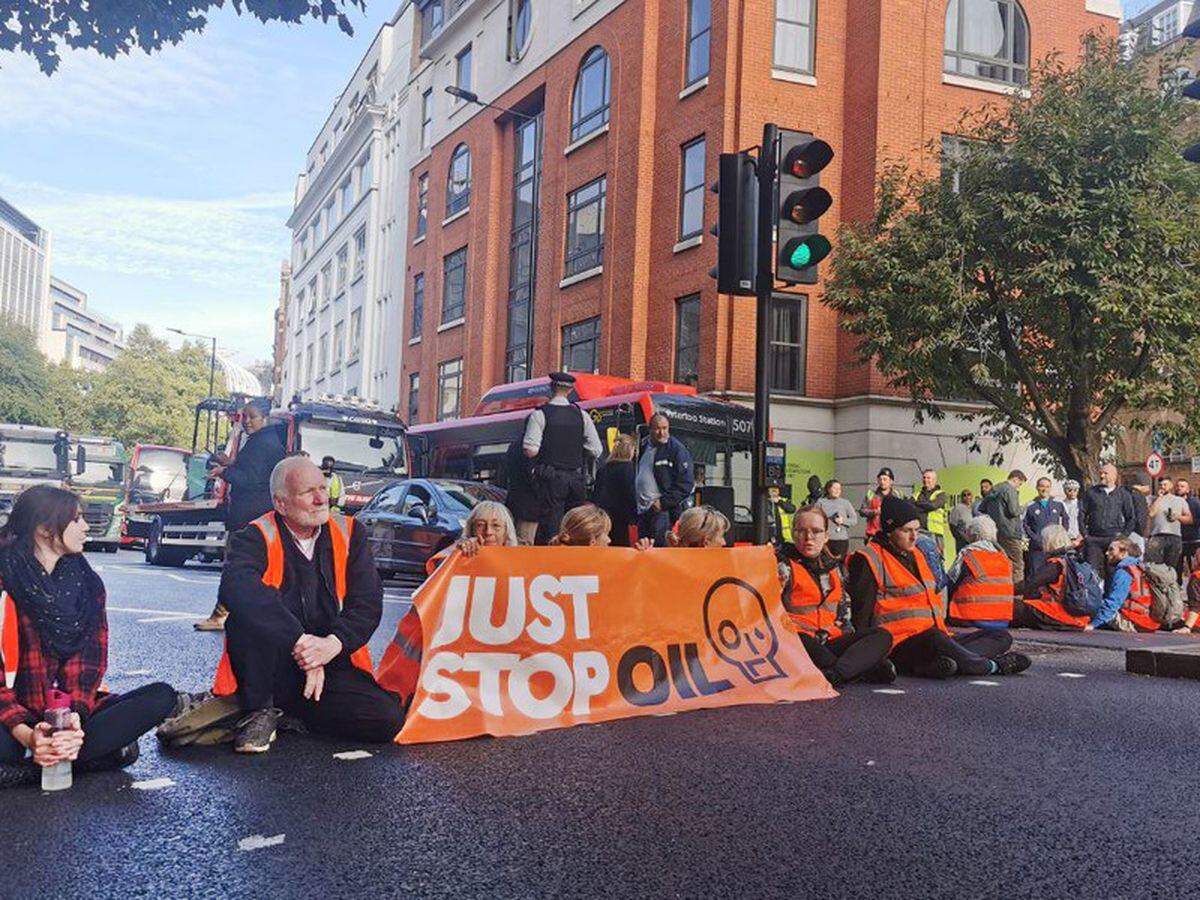 Just Stop Oil block roads around Westminster for seventh day