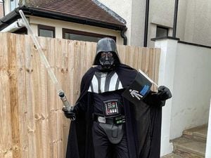 ‘Darth Vader’ runs marathon fundraiser following prostate cancer diagnosis