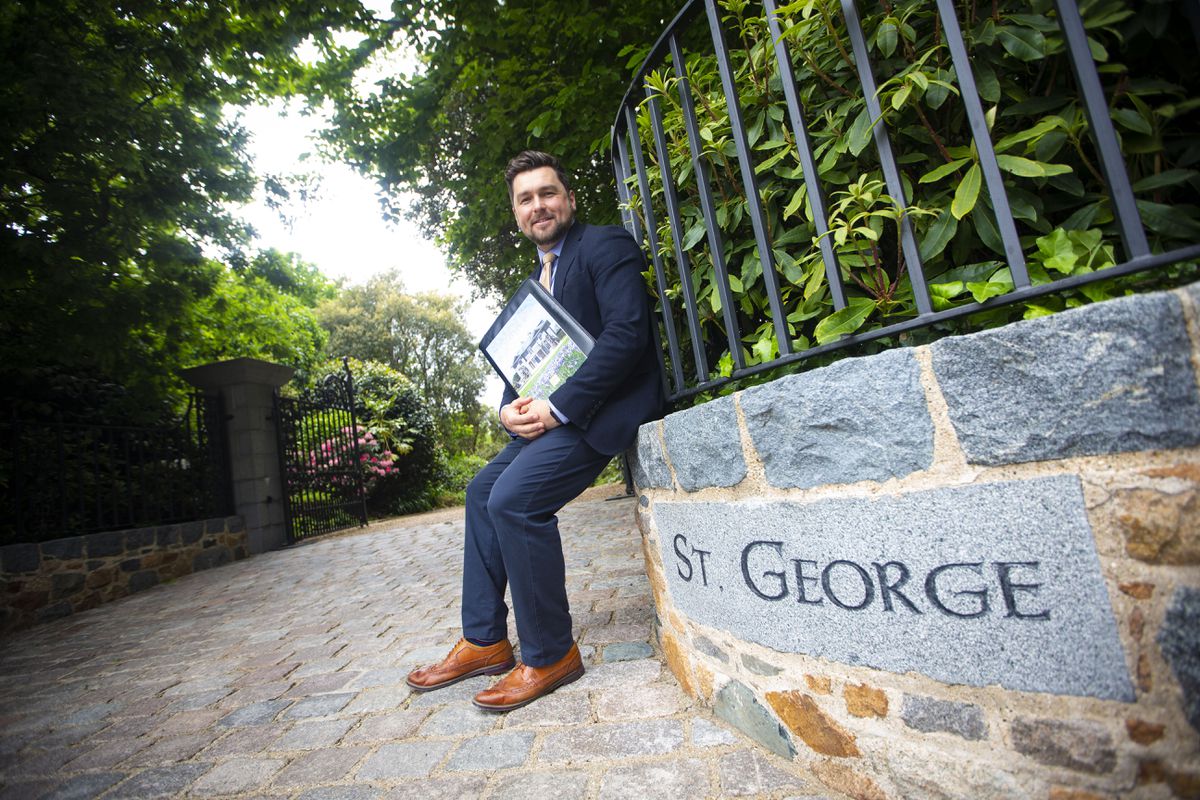 Nick Paluch, from Savills Guernsey, at St. George. (30831946)