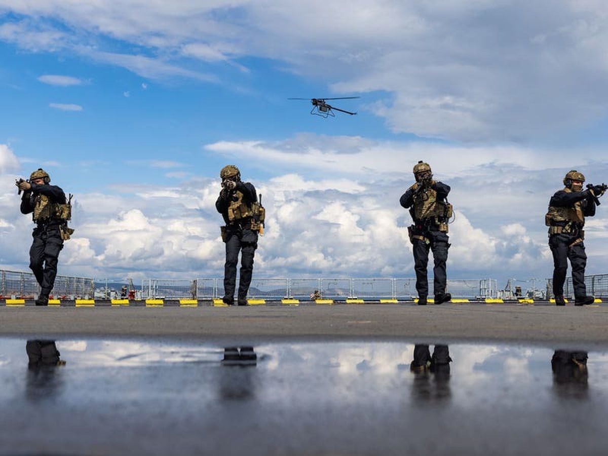 Military Drone Swarm