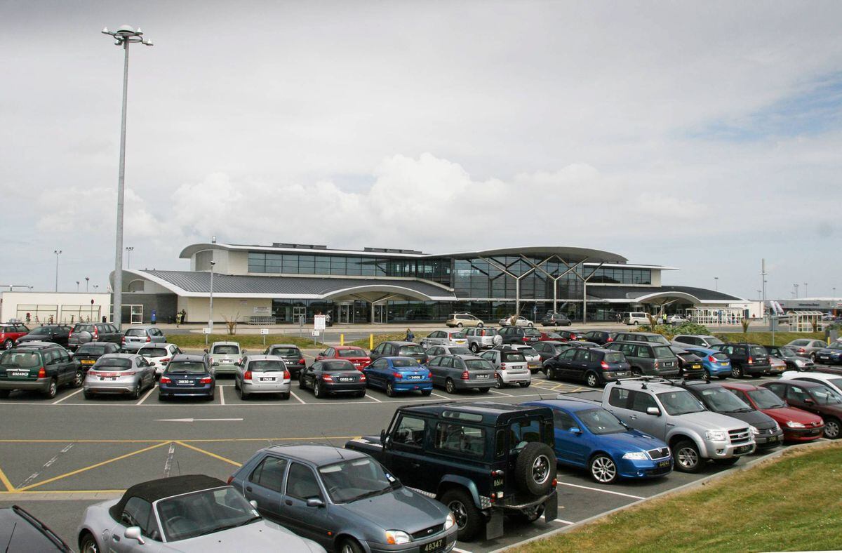 Guernsey Airport car park. (32542666)