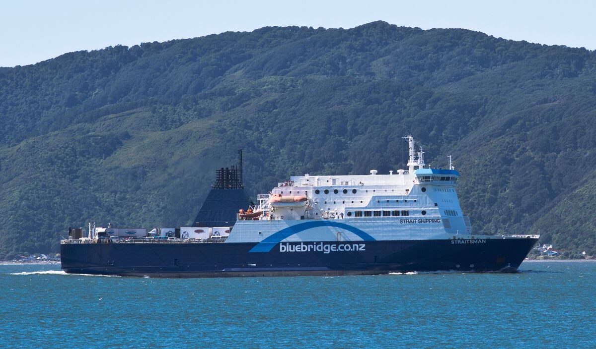 MV Straitsman is currently operating between New Zealand’s North and South Islands.