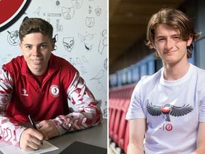 Guernsey teenagers Ben Acey, left, and Tim Ap Sion have signed for Bristol City. (30817721)