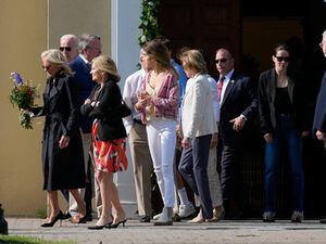 Biden attends memorial Mass to mark eight years since son’s death