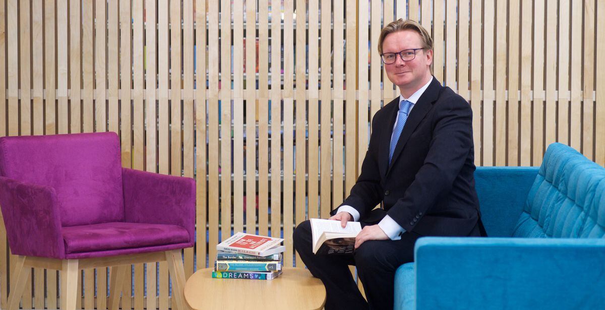 Ed Jewell, who has worked in libraries across the Channel Islands, has been named as president elect of the Libraries Council.  (Picture courtesy of Jersey Evening Post)