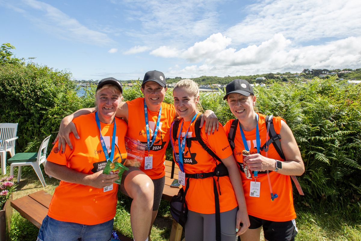 Record turnout for round-island Saffery Rotary Walk | Guernsey Press