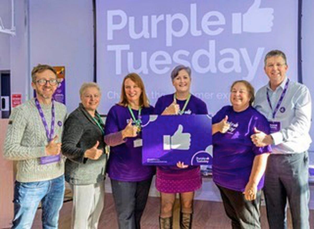 Purple Tuesday at the beginning of November was one of the Guernsey Disability Alliance’s successes of 2021. The campaign sought to improve the customer experience for disabled people. (Picture by Chris George Photography)