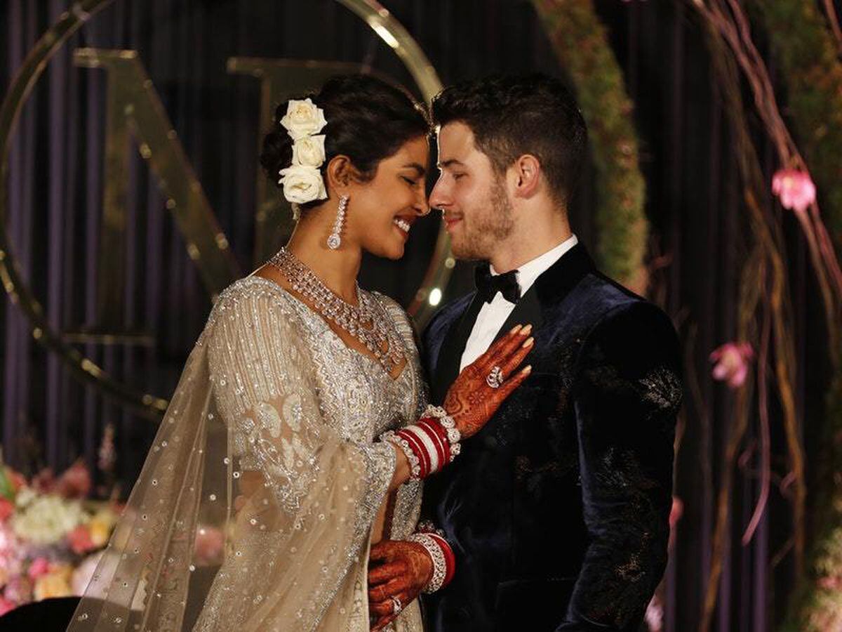 Priyanka Chopra’s 75ft veil stole the show at her wedding to Nick Jonas ...