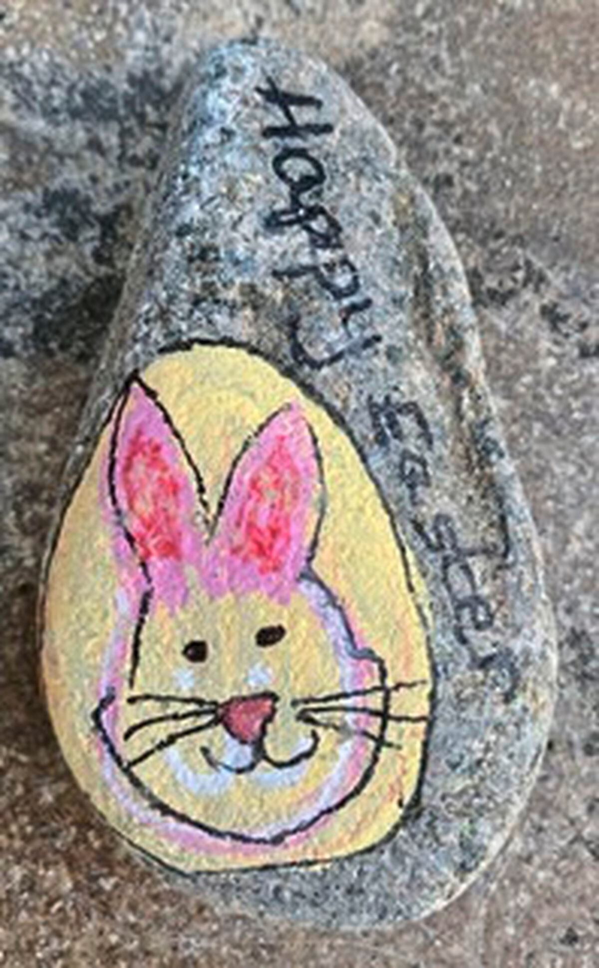Painted pebbles from the Town Church community art gallery. Image supplied by Ruth Abernethy. (28254818)