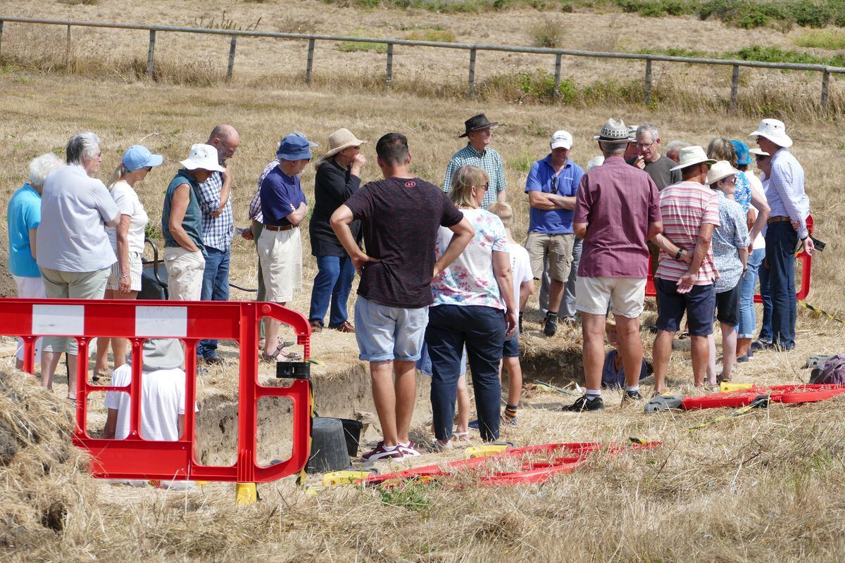 The final day of the 2018 dig on the Longis site which was led by Dr Jason Monaghan. (Picture by David Nash)