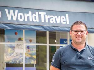 Jamie Blondel, director of World Travel.                (Picture by Sophie Rabey, 29341046)