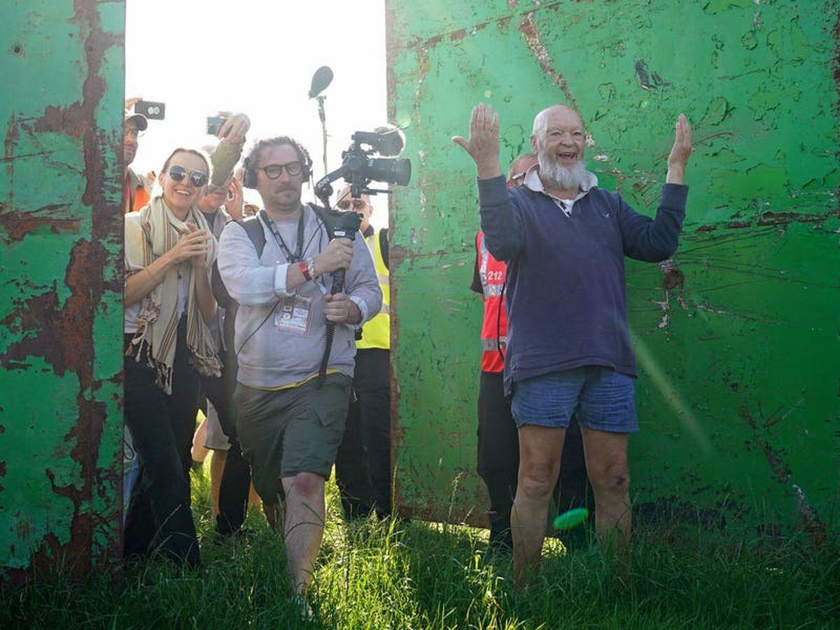 Gates to Glastonbury officially opened by festival’s founder Michael Eavis