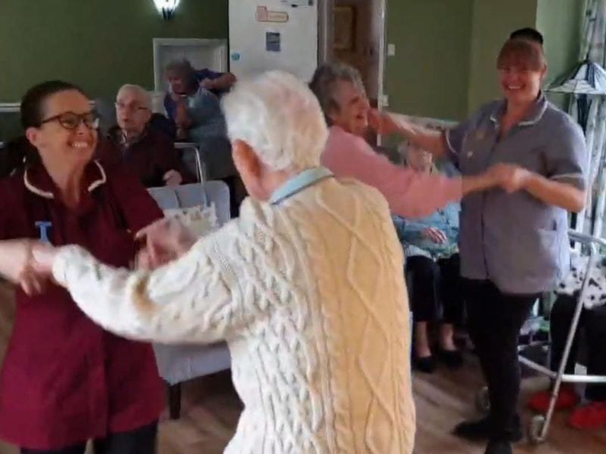 Care home residents dance and sing in plea to families ‘Don’t Worry, Be ...