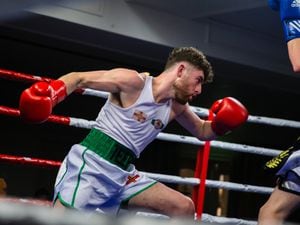 Guernsey’s Tommy Teers, left, is seeded to reach the National Amateur Championship final in the 51kg elite category. (Picture by Luke Le Prevost, 31919600)