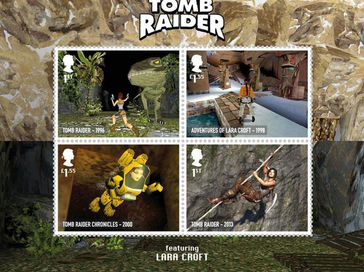Tomb Raider among British gaming triumphs celebrated in new Royal Mail  stamps | Guernsey Press