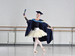 Top ballerina scoops first-class degree after balancing profession with studies